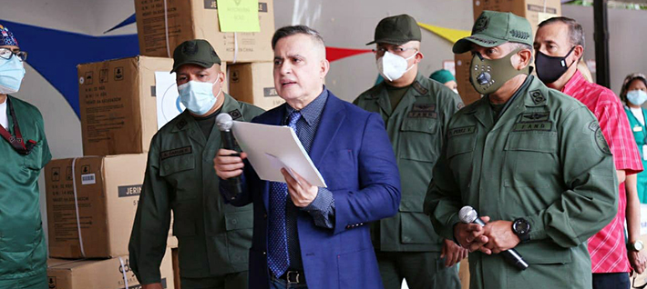 Fiscal General Tarek William Saab entregó donación de insumos médico quirúrgicos a hospitales militares en Caracas