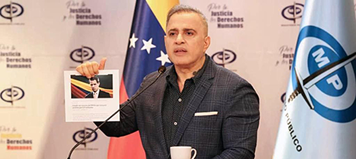 Fiscal General Tarek William Saab anunció orden de aprehensión contra Juan Guaidó