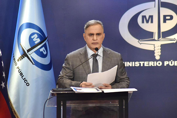 Fiscal General denunció nuevo plan conspirativo para derrocar al gobierno