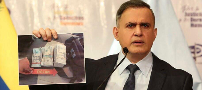 Fiscal General Tarek William Saab informó aprehensión de un estadounidense, un militar y 6 colaboradores por espionaje y sabotaje